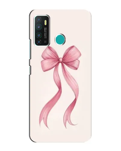 Чехол для Infinix Hot 9 / Hot 9 Pro с картинкой «Розовый бант»