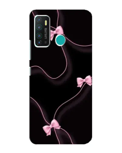 Чехол для Infinix Hot 9 / Hot 9 Pro с картинкой «Розовые ленты»