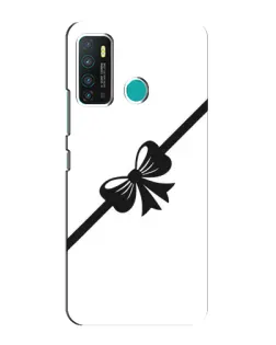 Чехол для Infinix Hot 9 / Hot 9 Pro с картинкой «Диагональный бант»