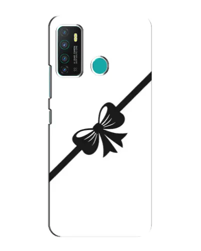 Чехол для Infinix Hot 9 / Hot 9 Pro с картинкой «Диагональный бант»