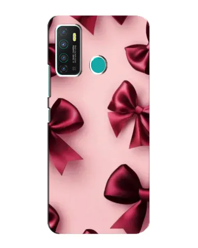 Чехол для Infinix Hot 9 / Hot 9 Pro с картинкой «Бордовый атлас»