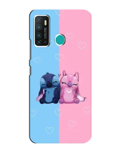 Чехол для Infinix Hot 9 / Hot 9 Pro с картинкой «Stitch и Angel Love» Чехол для Infinix Hot 9 / Hot 9 Pro с картинкой «Stitch и Angel Love»