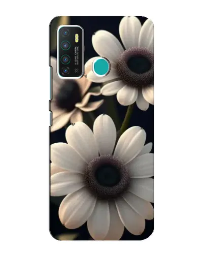 Чохол для Infinix Hot 9 / Hot 9 Pro з картинкою «Білі маргаритки макро»