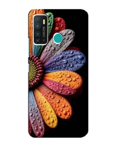 Чохол для Infinix Hot 9 / Hot 9 Pro з картинкою «Райдужна квітка»