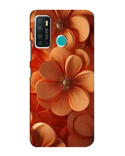 Чохол для Infinix Hot 9 / Hot 9 Pro з картинкою «Помаранчева макро квітка»