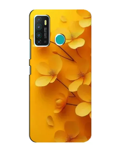 Чохол для Infinix Hot 9 / Hot 9 Pro з картинкою «Золоті пелюстки»