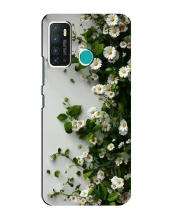 Чохол для Infinix Hot 9 / Hot 9 Pro з картинкою «Гілка дрібних білих квітів»