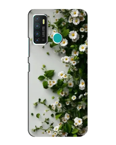 Чохол для Infinix Hot 9 / Hot 9 Pro з картинкою «Гілка дрібних білих квітів»