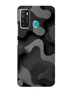 Чехол для Infinix Hot 9 / Hot 9 Pro с картинкой «Темный абстрактный камуфляж» Чехол для Infinix Hot 9 / Hot 9 Pro с картинкой «Темный абстрактный камуфляж»