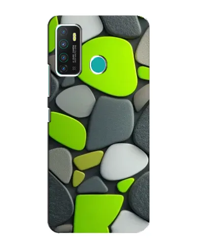 Чехол для Infinix Hot 9 / Hot 9 Pro с картинкой «Яркая неоновая галька»