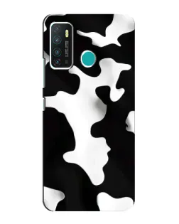 Чехол для Infinix Hot 9 / Hot 9 Pro с картинкой «Черно-белое пятно»