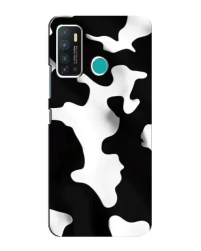 Чехол для Infinix Hot 9 / Hot 9 Pro с картинкой «Черно-белое пятно»
