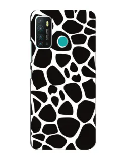 Чехол для Infinix Hot 9 / Hot 9 Pro с картинкой «Черно-белый жираф»