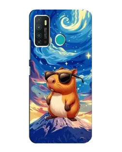 Чехол для Infinix Hot 9 / Hot 9 Pro с картинкой «Капибара Ван Гога»