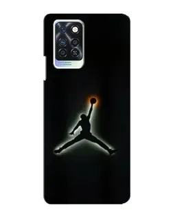 Чохол для Infinix Note 10 Pro з картинкою «Jordan Gradient Logo»