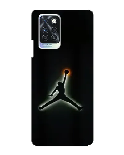 Чехол для Infinix Note 10 Pro с картинкой «Jordan Gradient Logo»