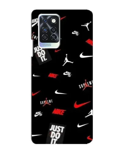 Чехол для Infinix Note 10 Pro с картинкой «Nike Mix Pattern»