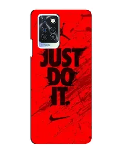 Чехол для Infinix Note 10 Pro с картинкой «Nike Just Do It»