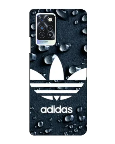 Чохол для Infinix Note 10 Pro з картинкою «Adidas Trefoil Blue»