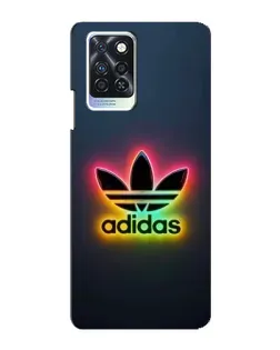 Чохол для Infinix Note 10 Pro з картинкою «Неоновий Adidas»
