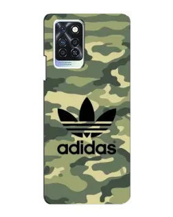 Чохол для Infinix Note 10 Pro з картинкою «Мілітарі стиль Adidas»
