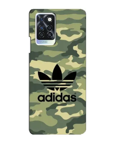 Чохол для Infinix Note 10 Pro з картинкою «Мілітарі стиль Adidas»