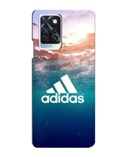 Чохол для Infinix Note 10 Pro з картинкою «Океанська глибина адідас»