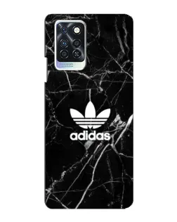 Чохол для Infinix Note 10 Pro з картинкою «Білий мармур Adidas»