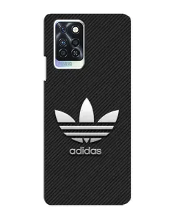 Чохол для Infinix Note 10 Pro з картинкою «Adidas Карбонова текстура»