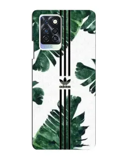 Чохол для Infinix Note 10 Pro з картинкою «Пальмове листя адідас»