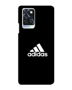 Чохол для Infinix Note 10 Pro з картинкою «Чорна класика Adidas»