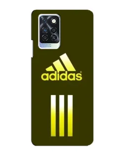 Чохол для Infinix Note 10 Pro з картинкою «Оливковий градієнт Adidas»