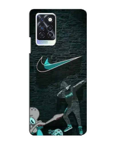 Чехол для Infinix Note 10 Pro с картинкой «Спортивный арт Nike»