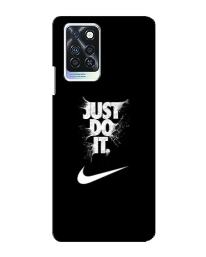 Чехол для Infinix Note 10 Pro с картинкой «Текстовый принт Nike»
