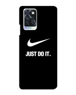 Чехол для Infinix Note 10 Pro с картинкой «Классический принт Nike»