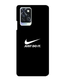 Чехол для Infinix Note 10 Pro с картинкой «Минимализм от Nike»