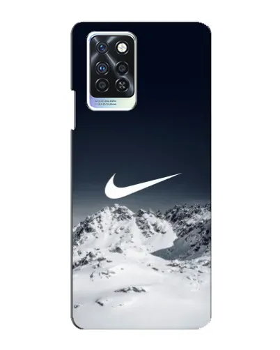 Чехол для Infinix Note 10 Pro с картинкой «Nike — зимние горы»