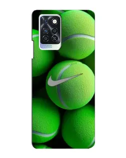 Чехол для Infinix Note 10 Pro с картинкой «Теннисные мячи Найк»