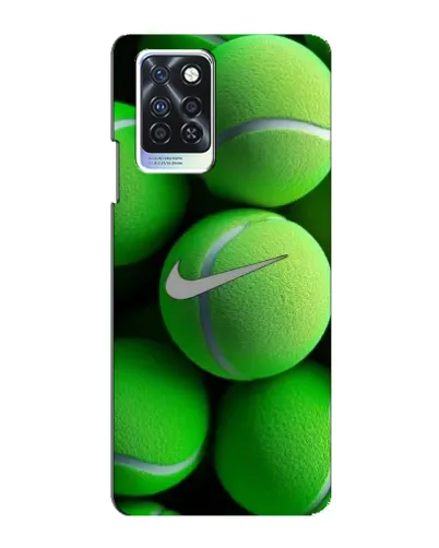 Чехол для Infinix Note 10 Pro с картинкой «Теннисные мячи Найк»