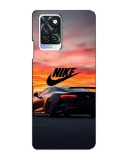 Чехол для Infinix Note 10 Pro с картинкой «Nike и суперкар»