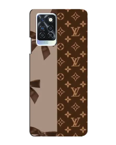 Чохол для Infinix Note 10 Pro з картинкою «Louis Vuitton — банти»
