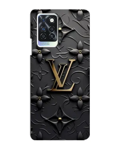 Чохол для Infinix Note 10 Pro з картинкою «Шкіряна текстура LV»