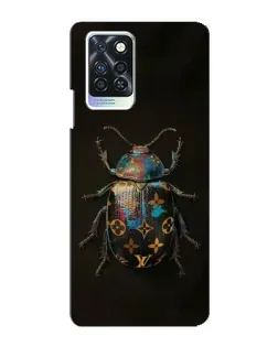 Чохол для Infinix Note 10 Pro з картинкою «LV — мармуровий принт»