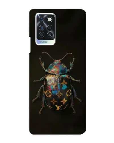 Чохол для Infinix Note 10 Pro з картинкою «LV — мармуровий принт»