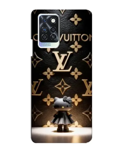 Чохол для Infinix Note 10 Pro з картинкою «Монограма з фігурою»