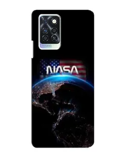 Чохол для Infinix Note 10 Pro з картинкою «Земля з космосу NASA»