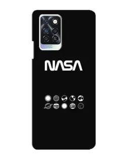 Чохол для Infinix Note 10 Pro з картинкою «NASA — технічний принт»
