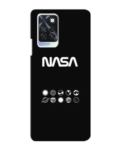 Чохол для Infinix Note 10 Pro з картинкою «NASA — технічний принт»