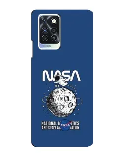 Чохол для Infinix Note 10 Pro з картинкою «NASA — місячна місія»