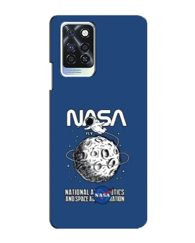 Чохол для Infinix Note 10 Pro з картинкою «NASA — місячна місія»